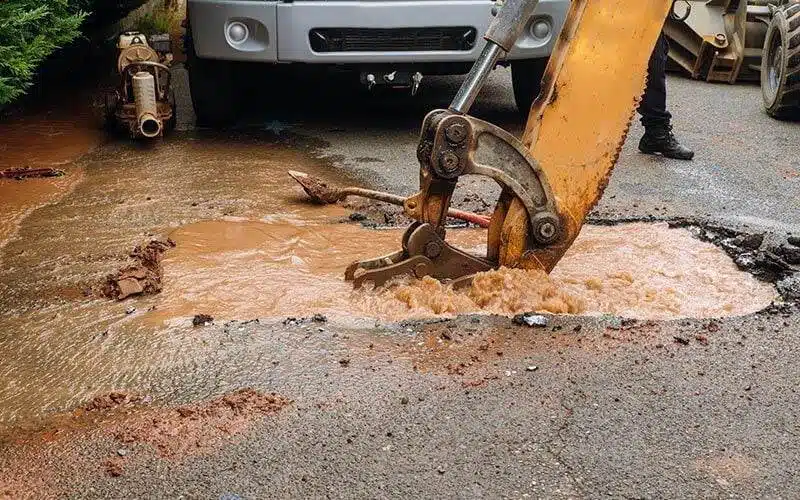 Water Main Breaks Causes Disruption for Oakville Residents