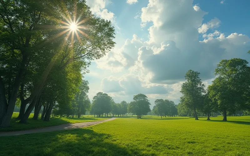 Embracing the Dance of Sun and Clouds for a Fulfilling Day